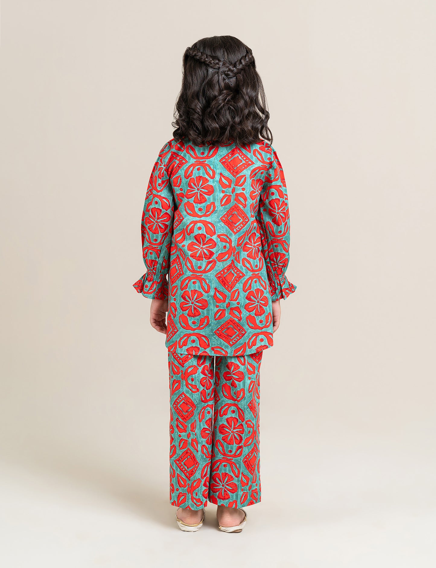 2 PIECE PRINTED SUIT