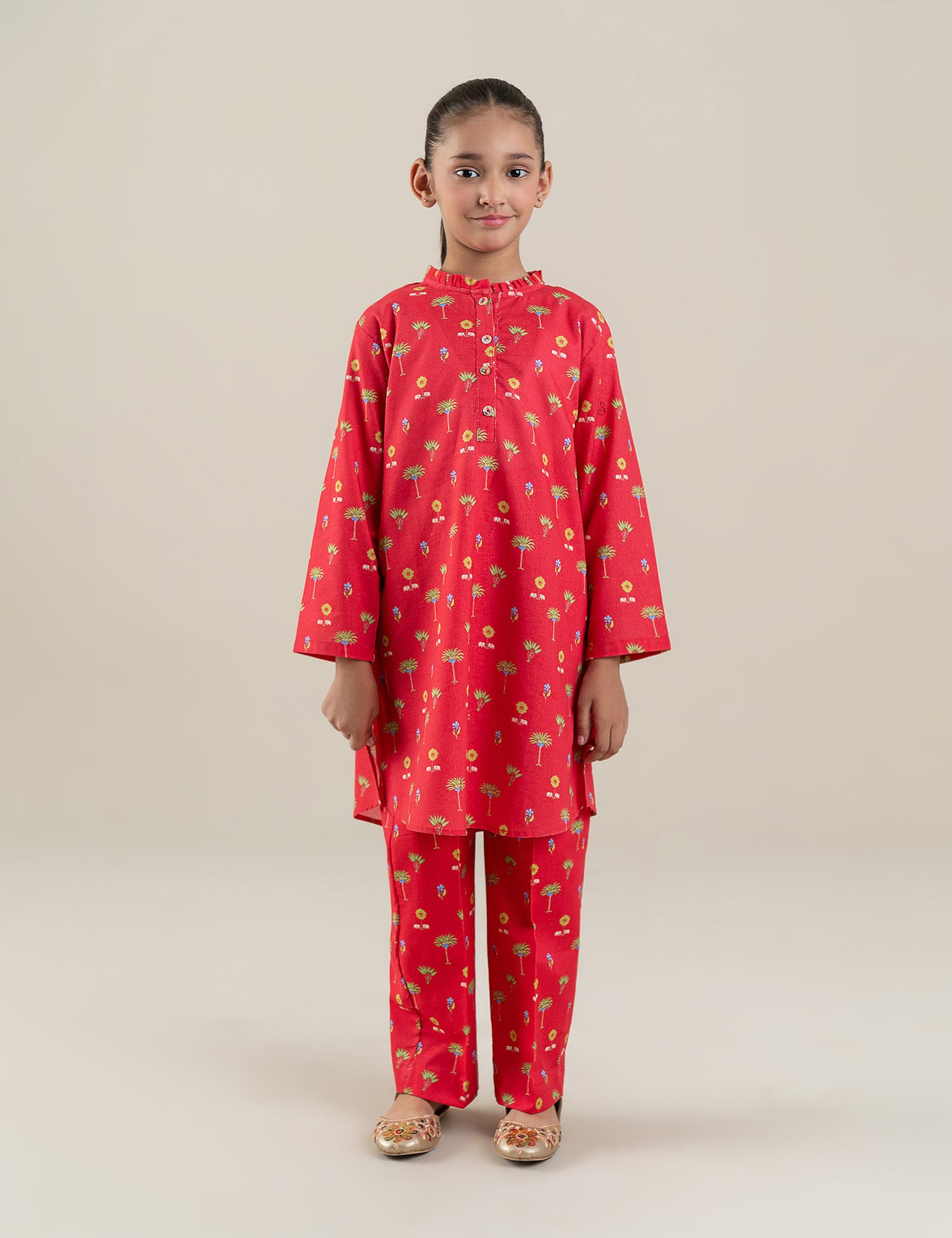 2 PIECE PRINTED SUIT