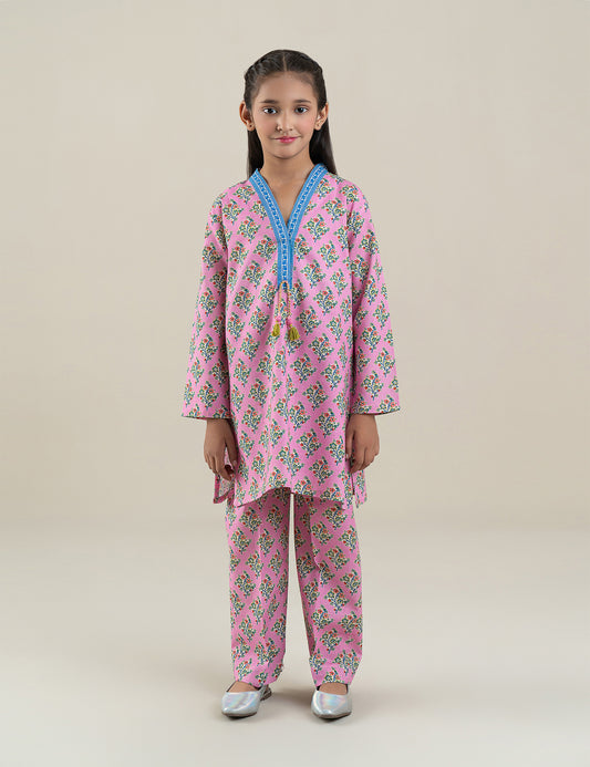 2 PIECE PRINTED SUIT