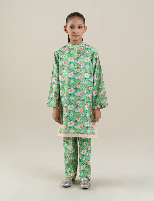 2 PIECE FLORAL PRINTED SUIT