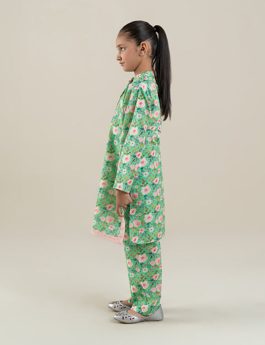 2 PIECE FLORAL PRINTED SUIT