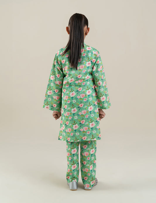 2 PIECE FLORAL PRINTED SUIT