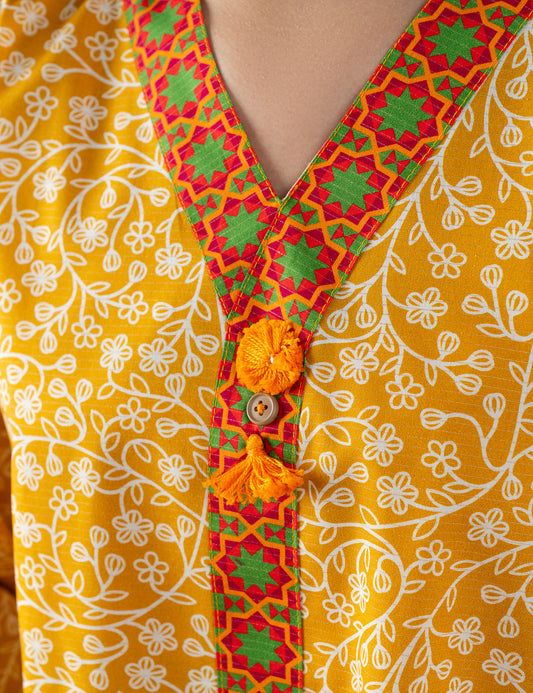 2 PIECE PRINTED SUIT