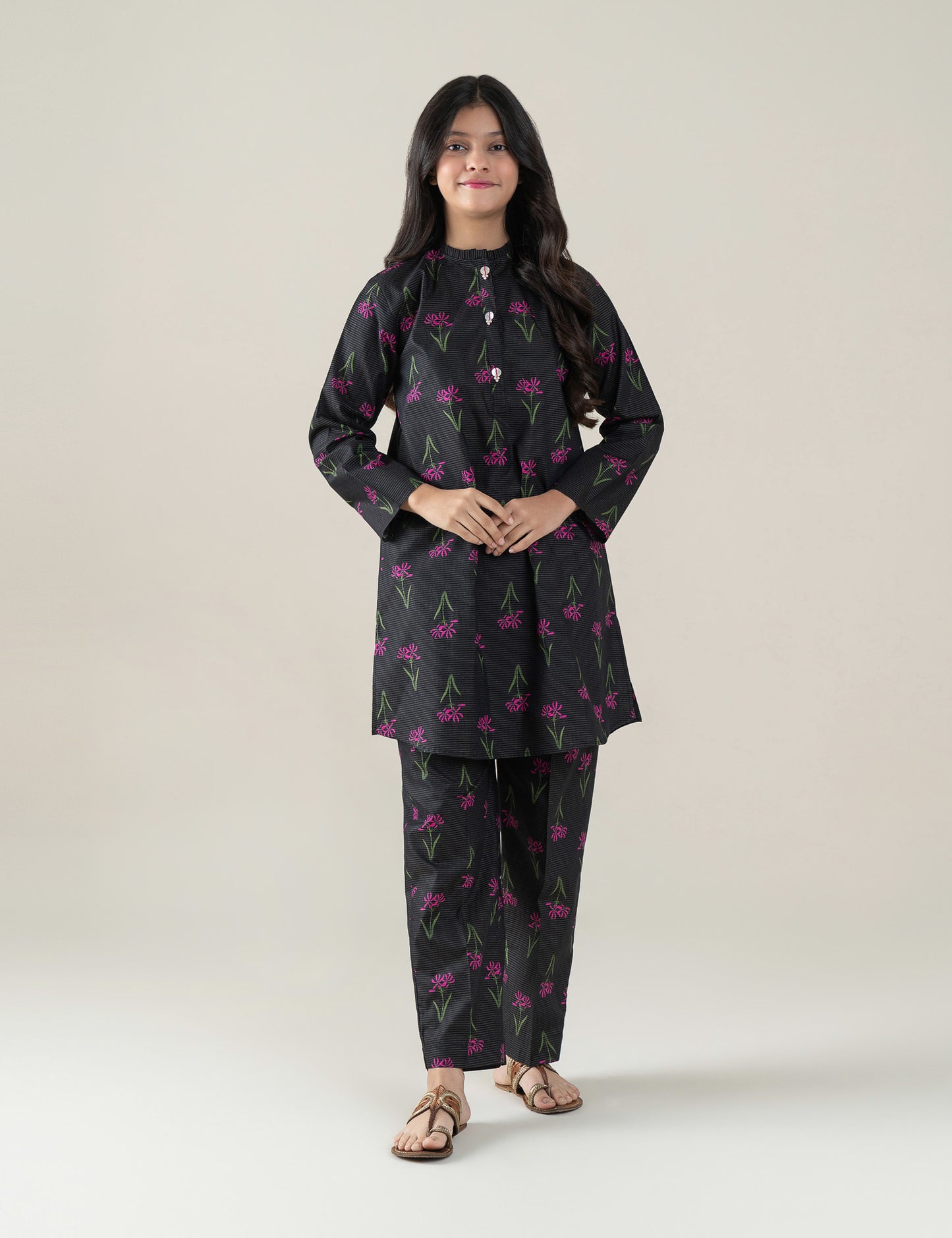 2 PIECE PRINTED SUIT