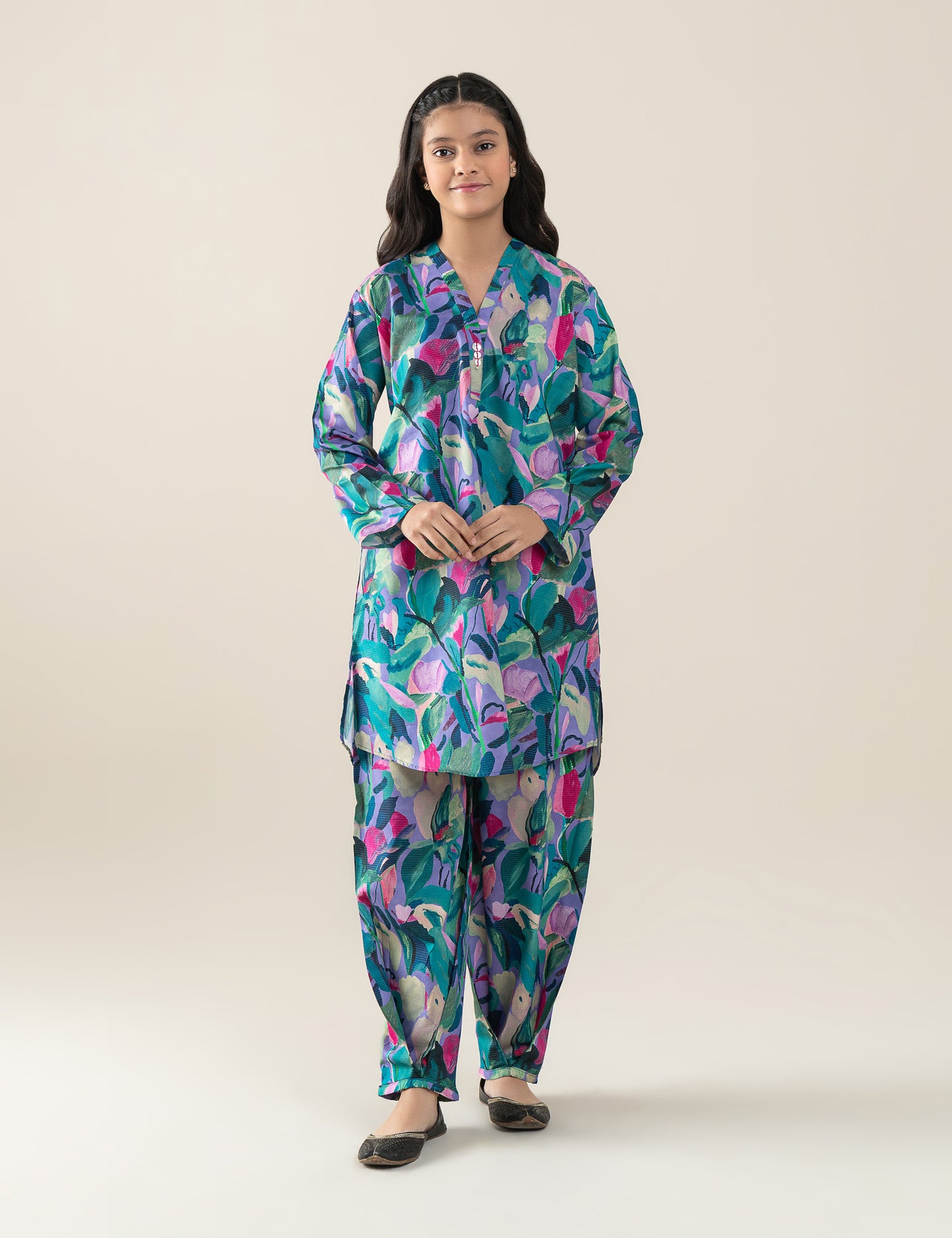 2 PIECE PRINTED SUIT