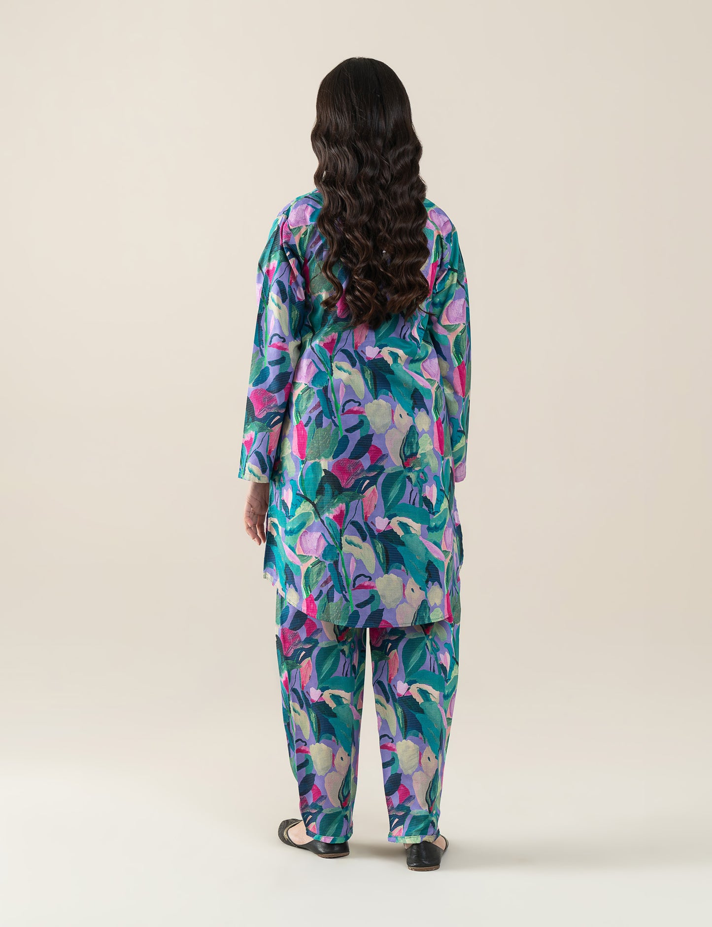 2 PIECE PRINTED SUIT