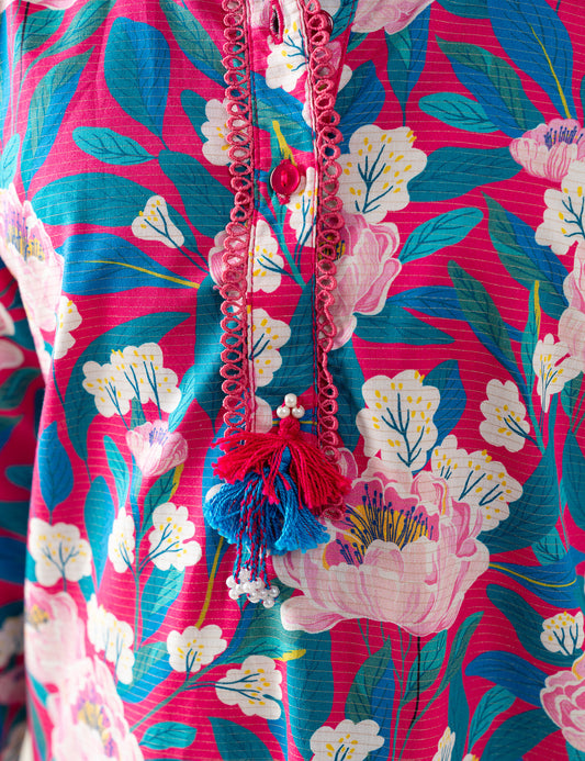 2 PIECE PRINTED SUIT