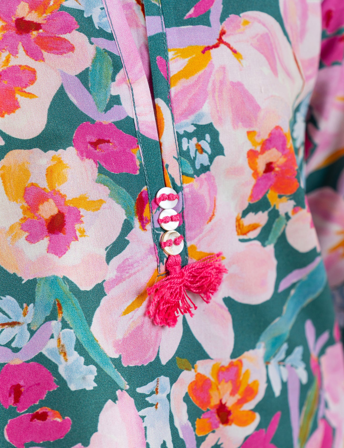 2 PIECE FLORAL PRINTED SUIT