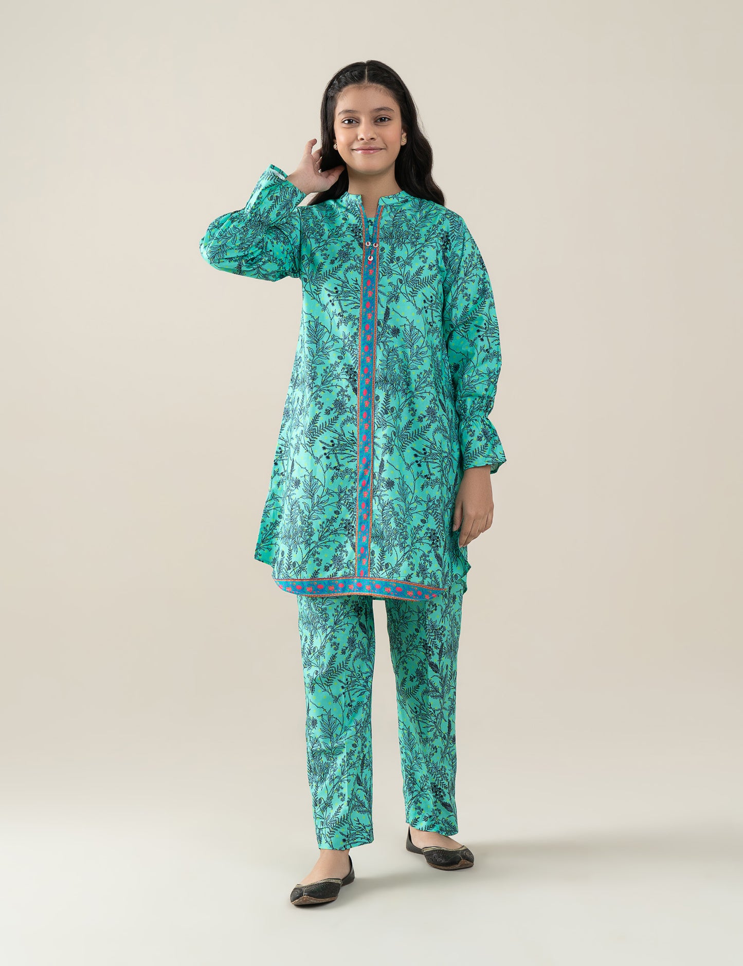 2 PIECE PRINTED SUIT