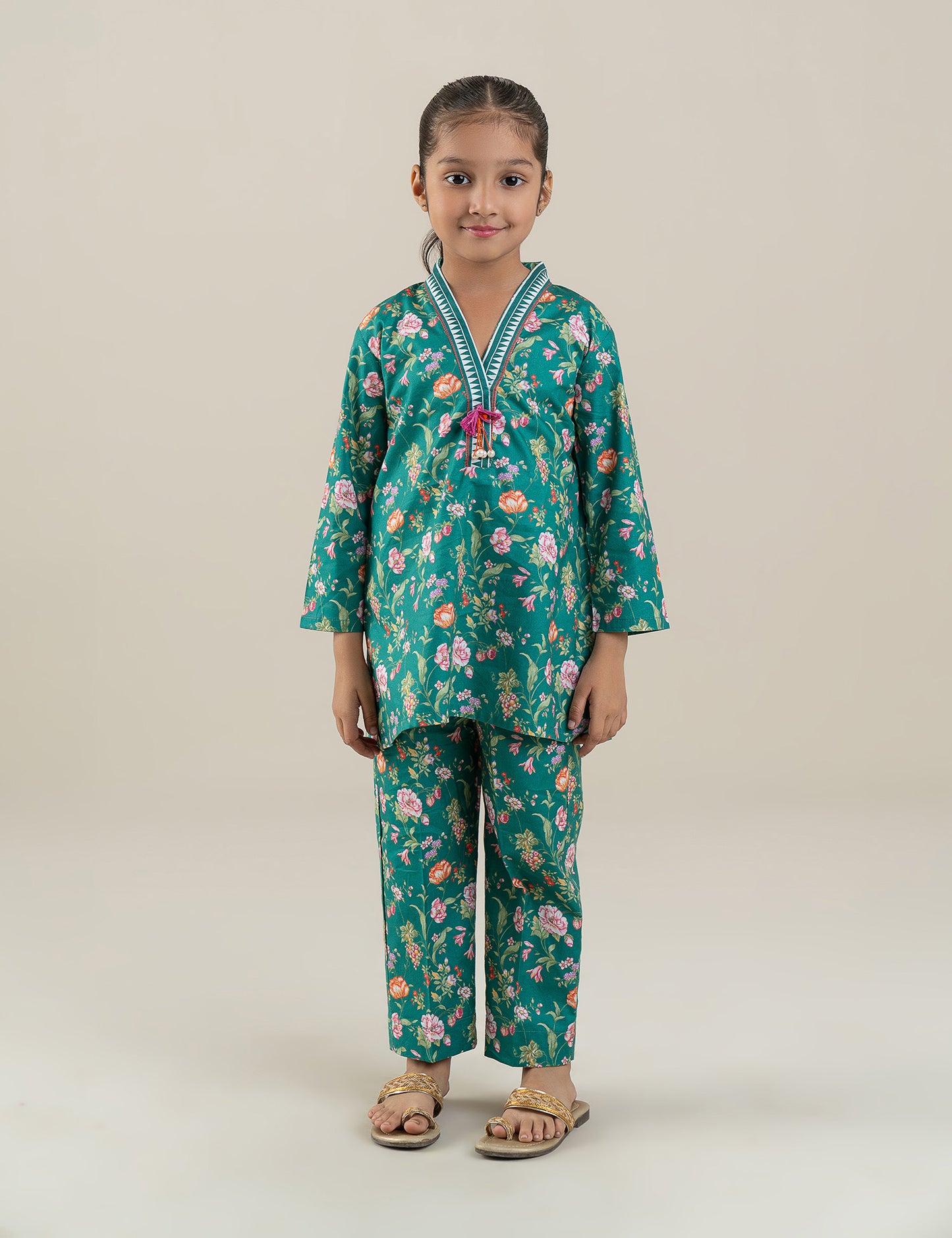 2 PIECE PRINTED SUIT