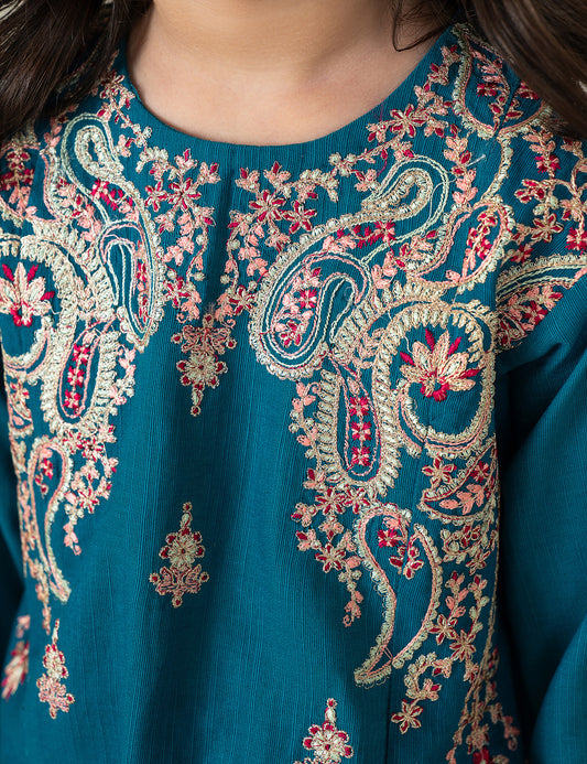 2 PIECE ALLOVER EMBROIDERED SUIT