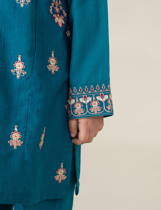 2 PIECE ALLOVER EMBROIDERED SUIT