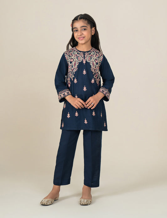 2 PIECE ALLOVER EMBROIDERED SUIT