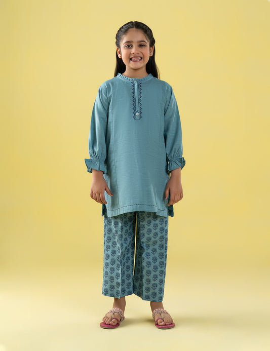 2 PIECE EMBROIDERED SUIT