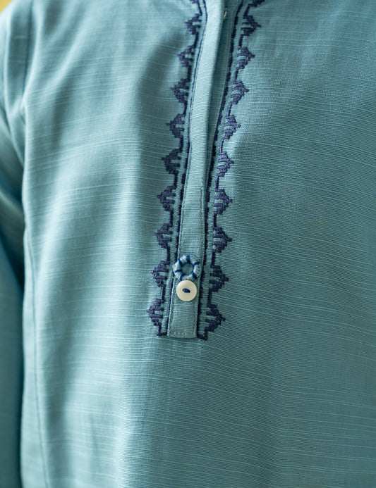 2 PIECE EMBROIDERED SUIT