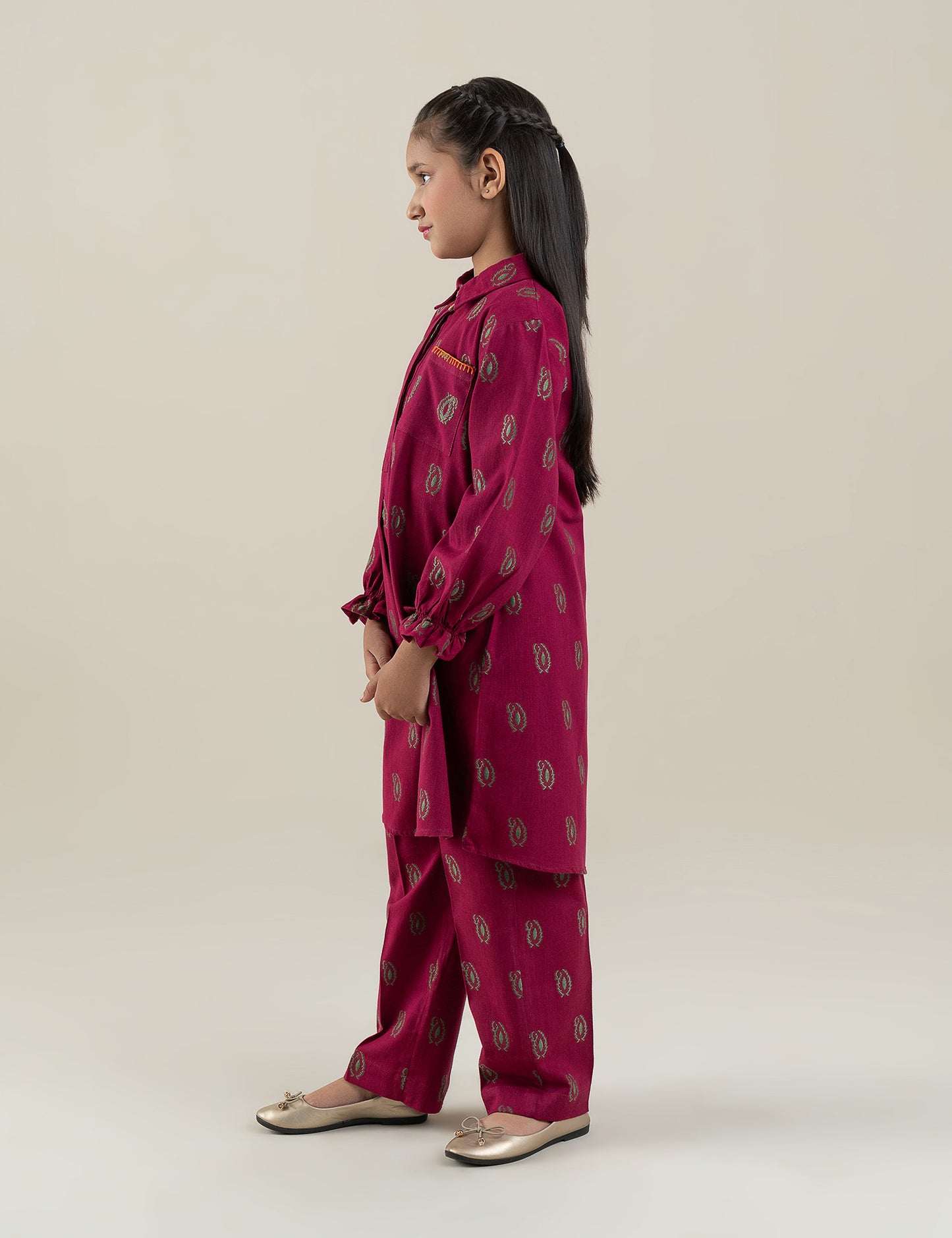 2 PIECE GEORGETTE PRINTED SUIT