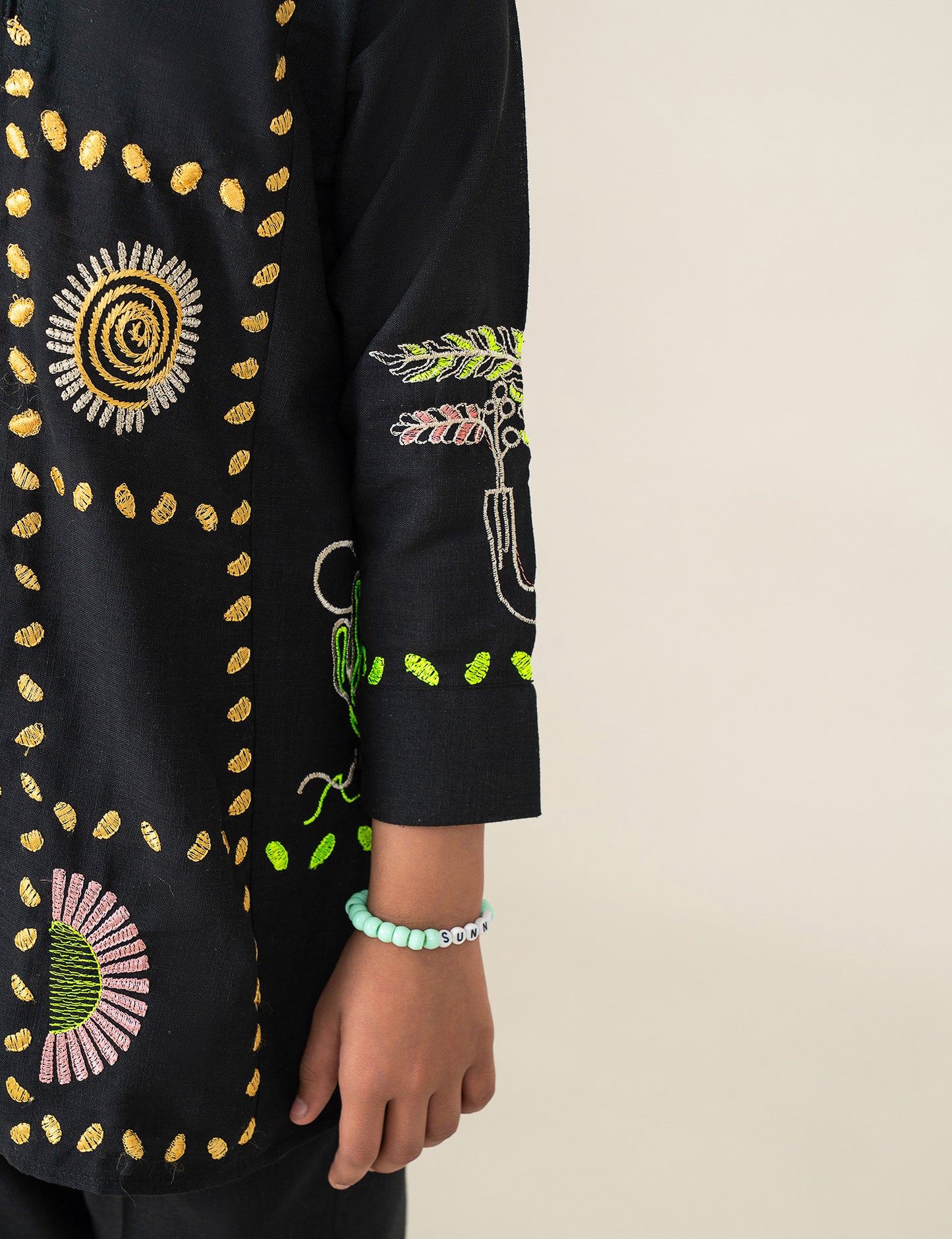 2 PIECE EMBROIDERED SUIT