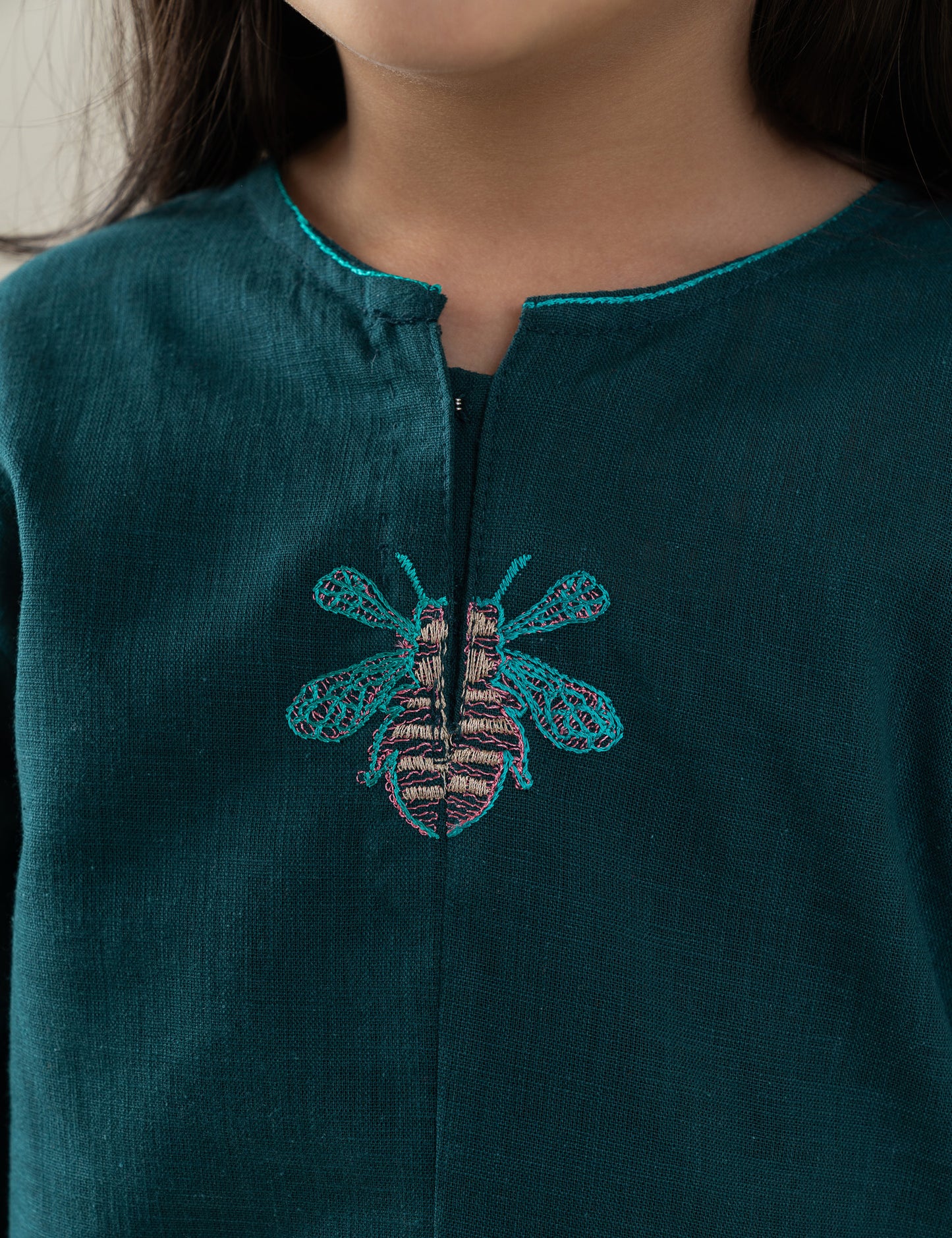 FLORAL EMBROIDERED DRESS