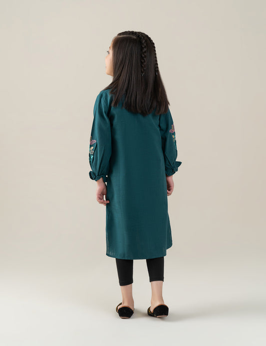 FLORAL EMBROIDERED DRESS