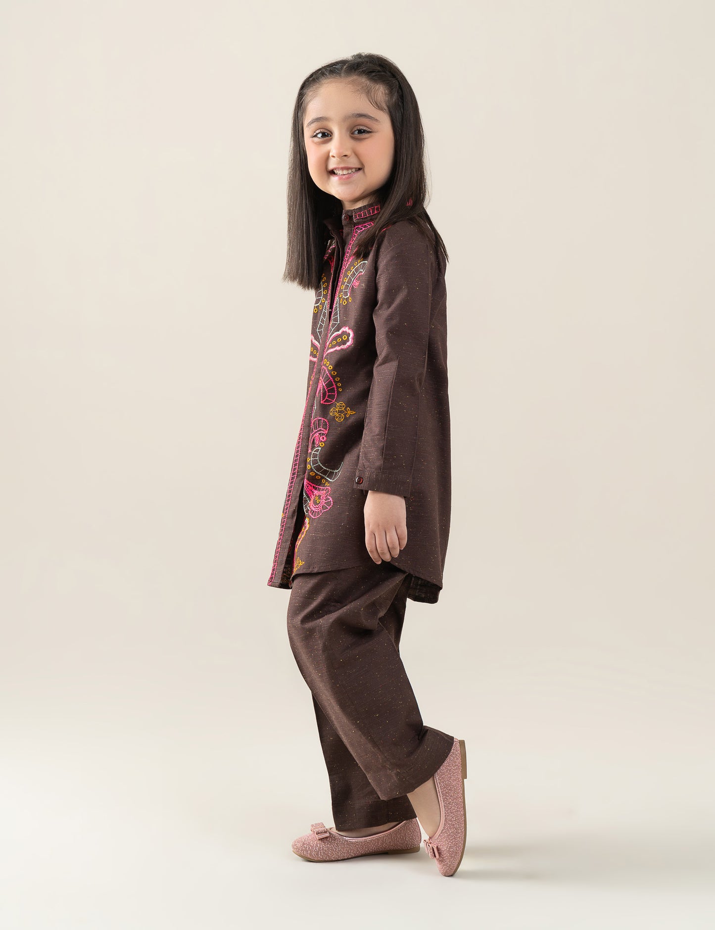 2 PIECE VIBRANT EMBROIDERED SUIT