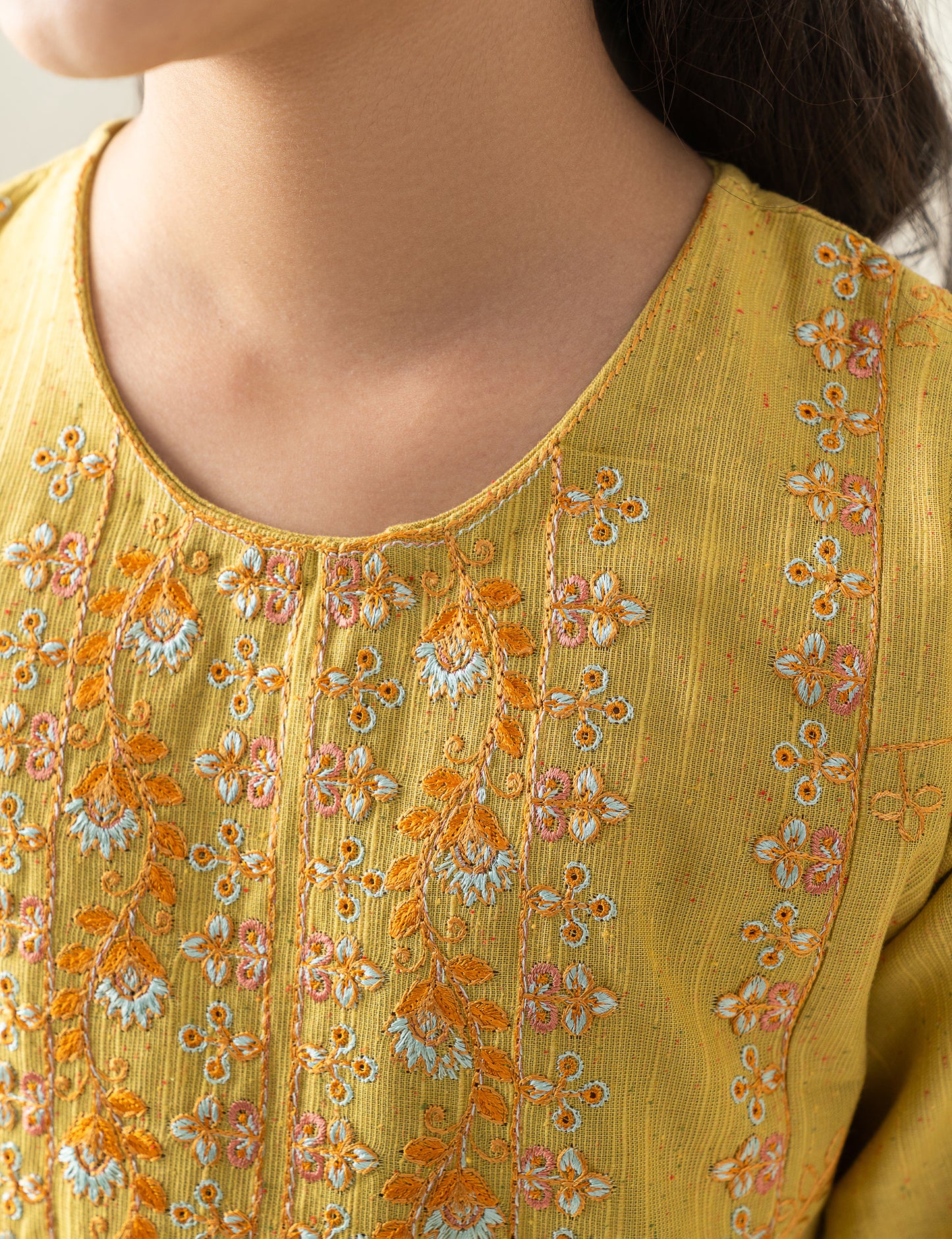 2 PIECE ALLOVER EMBROIDERED SUIT