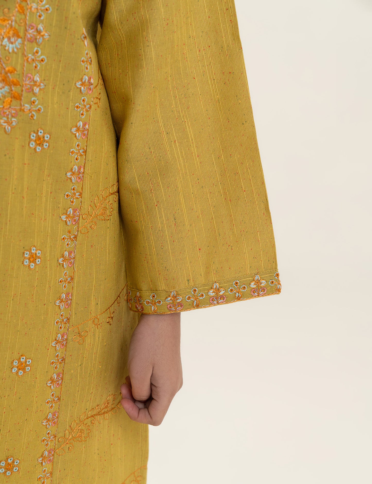 2 PIECE ALLOVER EMBROIDERED SUIT