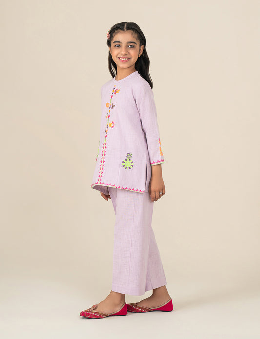 2 PIECE NEON EMBROIDERED SUIT