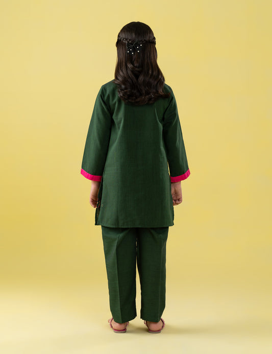 2 PIECE FLORAL EMBROIDERED SUIT