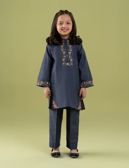 2 PIECE VIBRANT EMBROIDERED SUIT