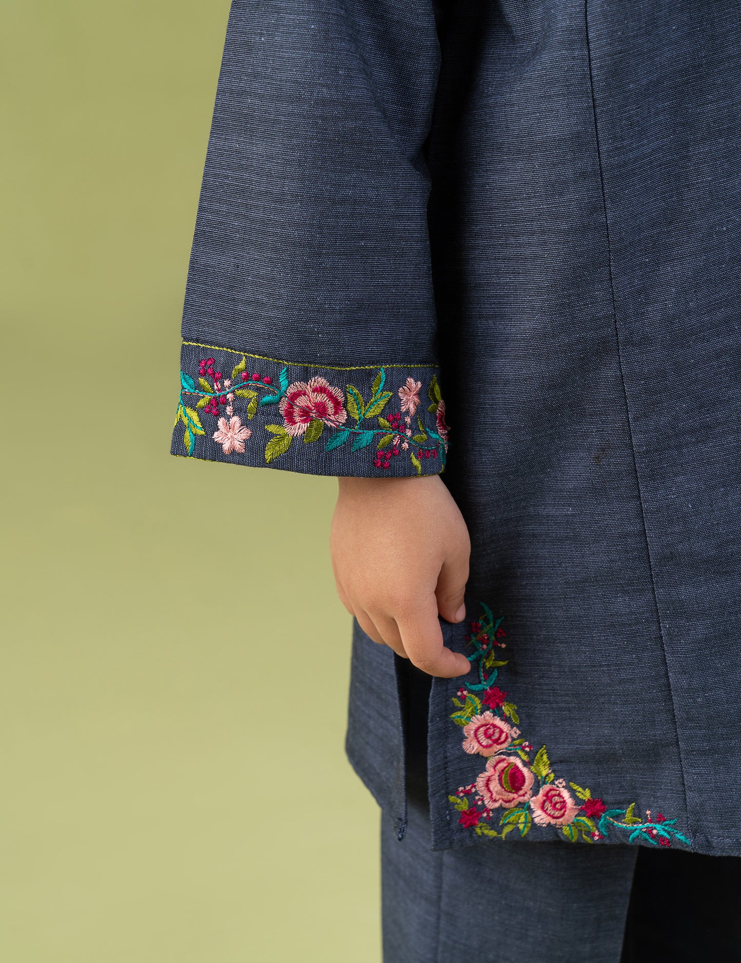 2 PIECE VIBRANT EMBROIDERED SUIT
