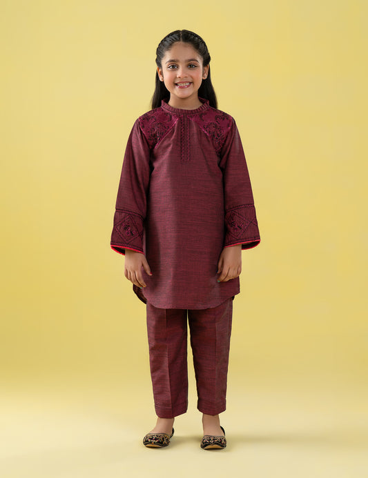 2 PIECE EMBROIDERED SUIT