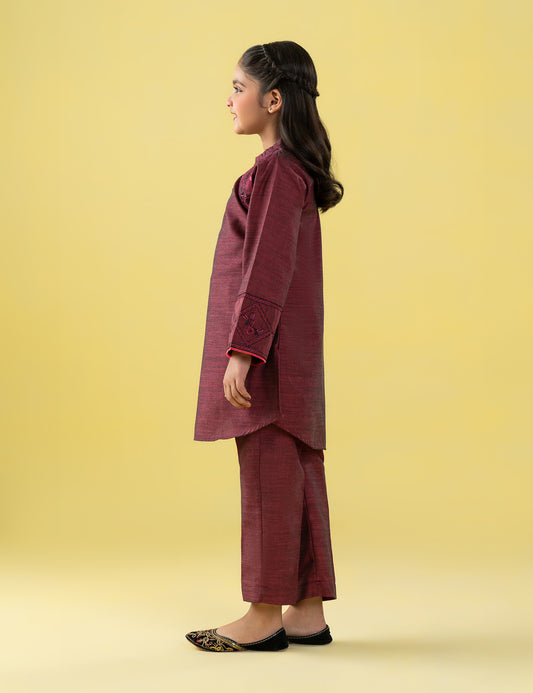 2 PIECE EMBROIDERED SUIT