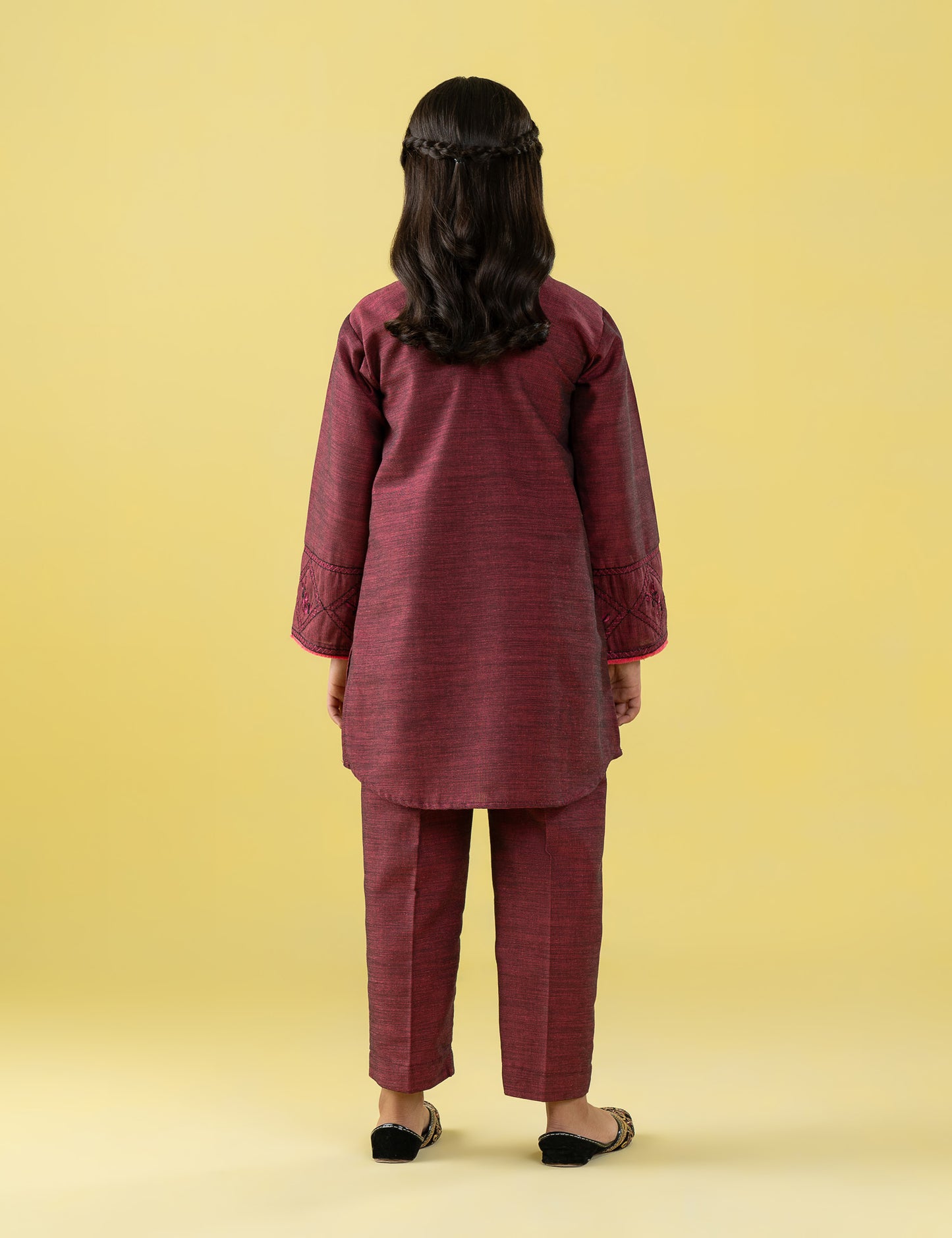 2 PIECE EMBROIDERED SUIT