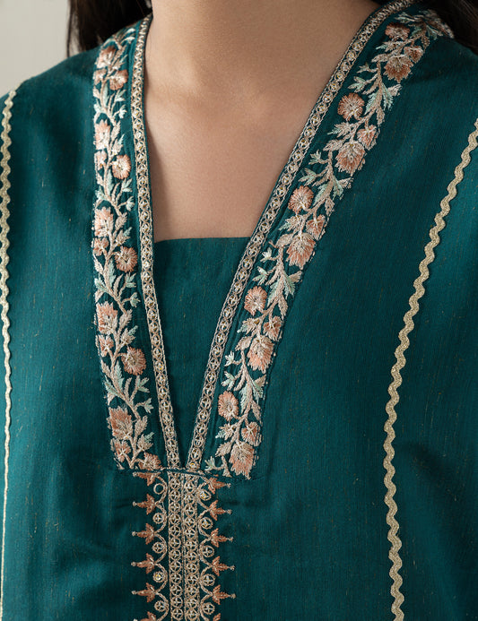 2 PIECE ETHNIC EMBROIDERED SUIT