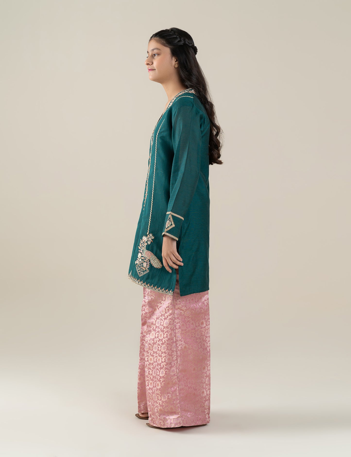 2 PIECE ETHNIC EMBROIDERED SUIT