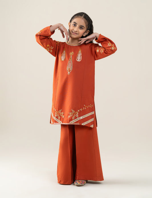 2 PIECE ETHNIC EMBROIDERED SUIT