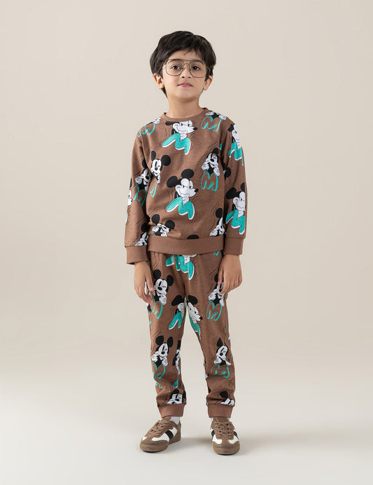 2 PIECE MICKEY MOUSE GRAPHIC SUIT