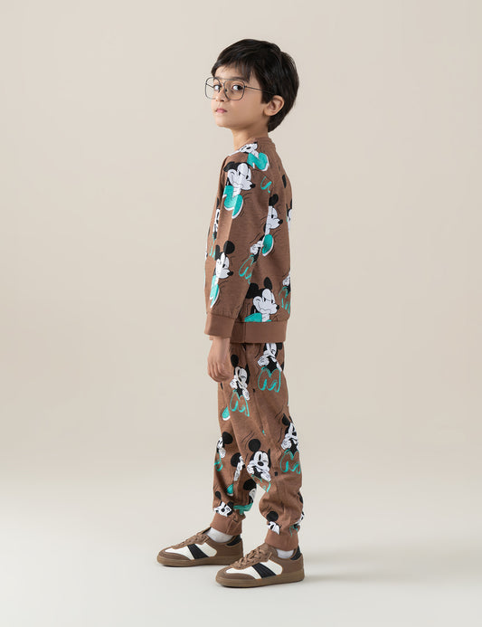 2 PIECE MICKEY MOUSE GRAPHIC SUIT