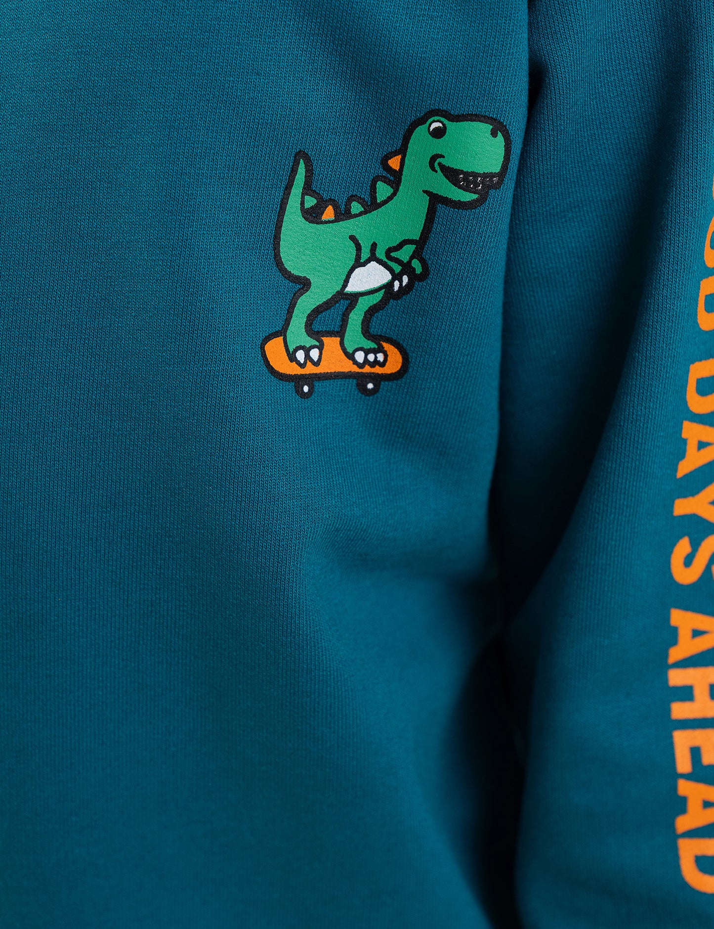 2 PIECE GOOD DAYS AHEAD PRINTED SUIT