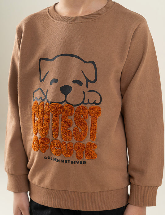 TOWEL EMBROIDERED SWEATSHIRT