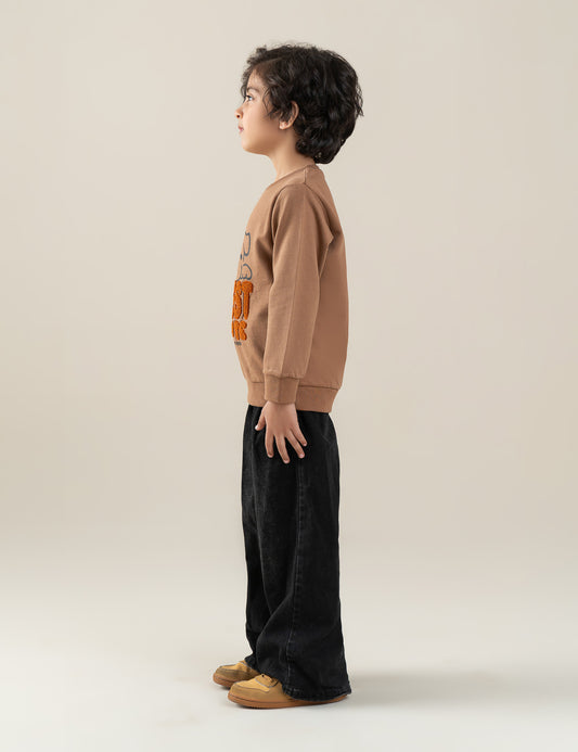 TOWEL EMBROIDERED SWEATSHIRT