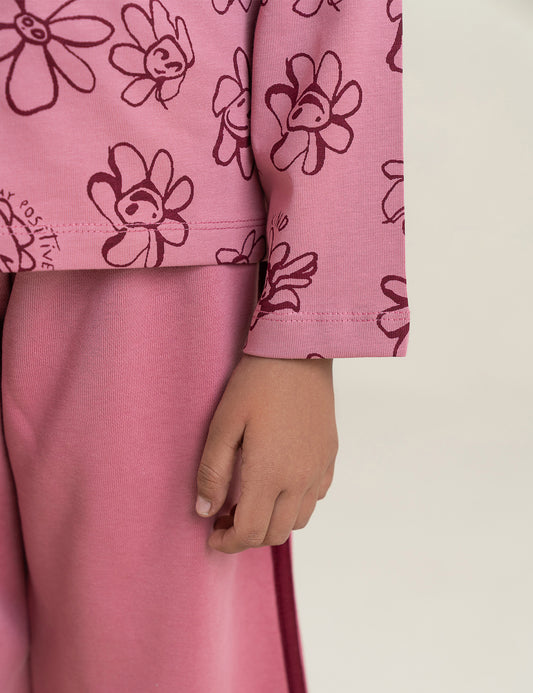 2 PIECE FLORAL PRINTED SUIT