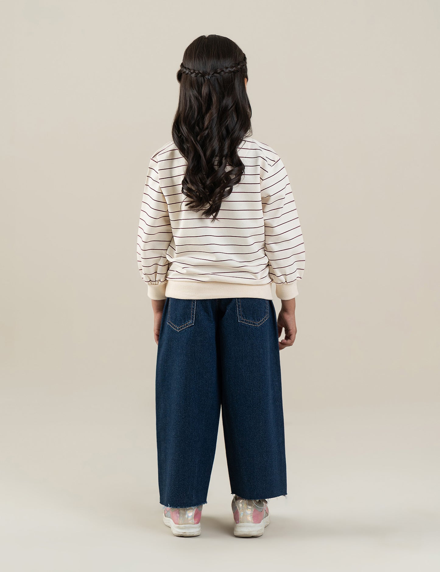 CHERRY STRIPED SWEATSHIRT