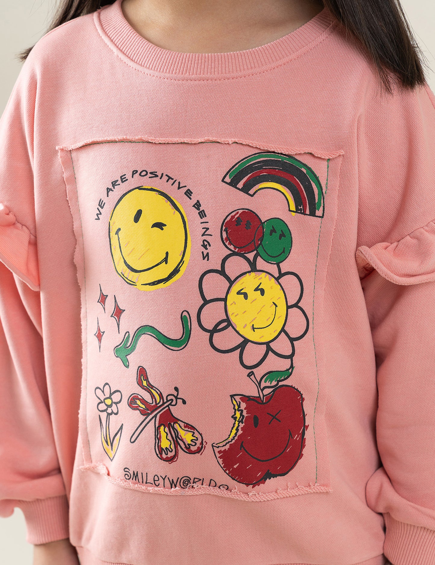 SMILEY WORLD PRINTED SWEATSHIRT