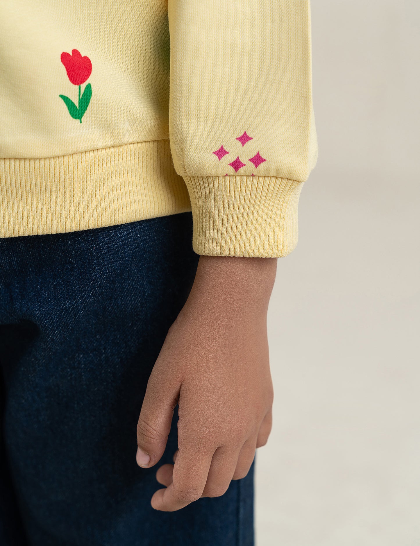 ALWAYS LOVELY PRINTED SWEATSHIRT