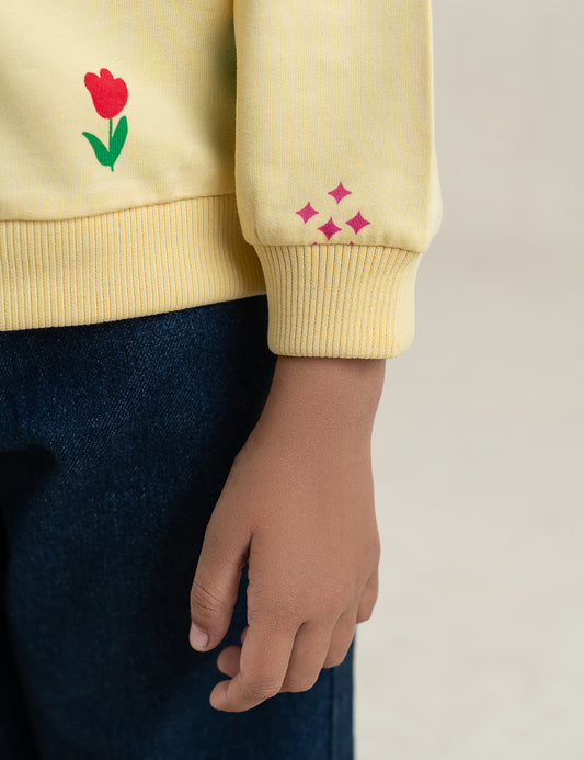 ALWAYS LOVELY PRINTED SWEATSHIRT