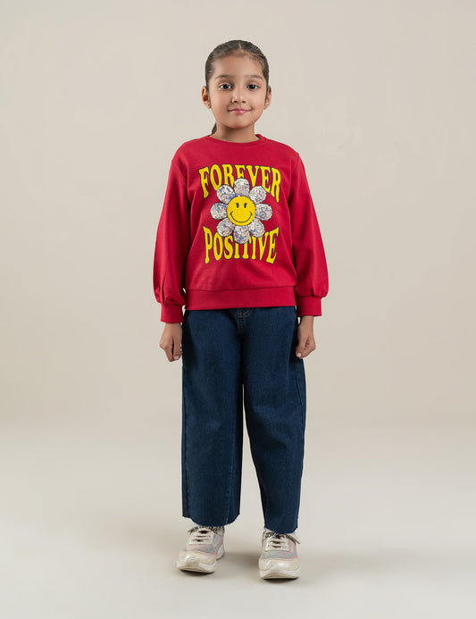 FOREVER POSITIVE GRAPHIC SWEATSHIRT