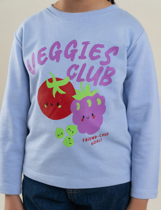 VEGGIES CLUB GRAPHIC T-SHIRT