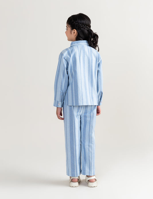 2 PIECE STRIPED SUIT
