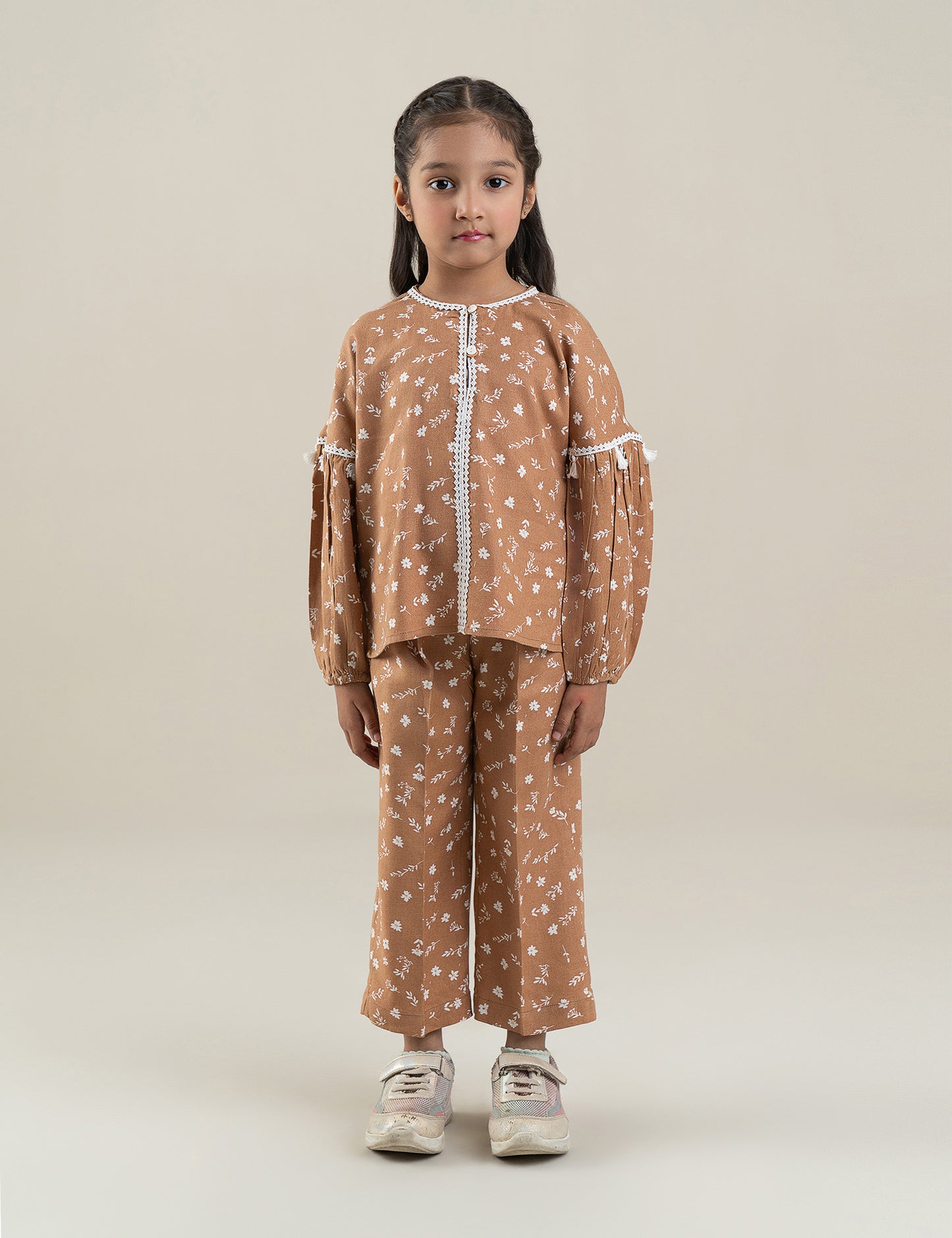 2 PIECE FLORAL PRINTED SUIT